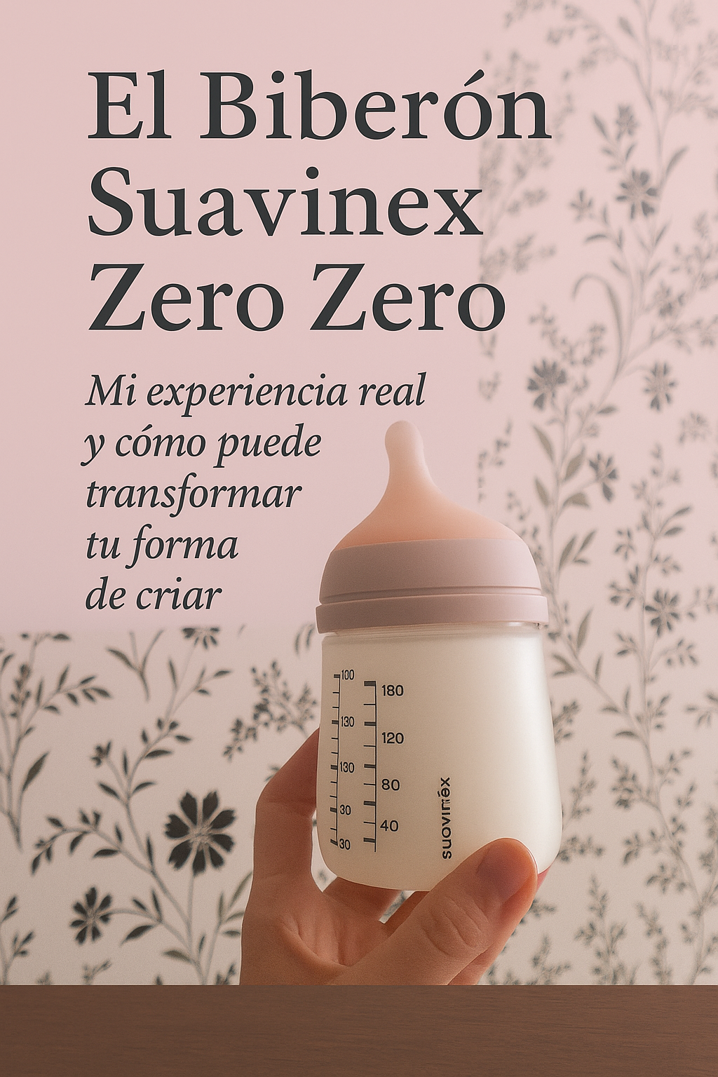 Biberón Suavinex Zero Zero con tetina natural anticólicos